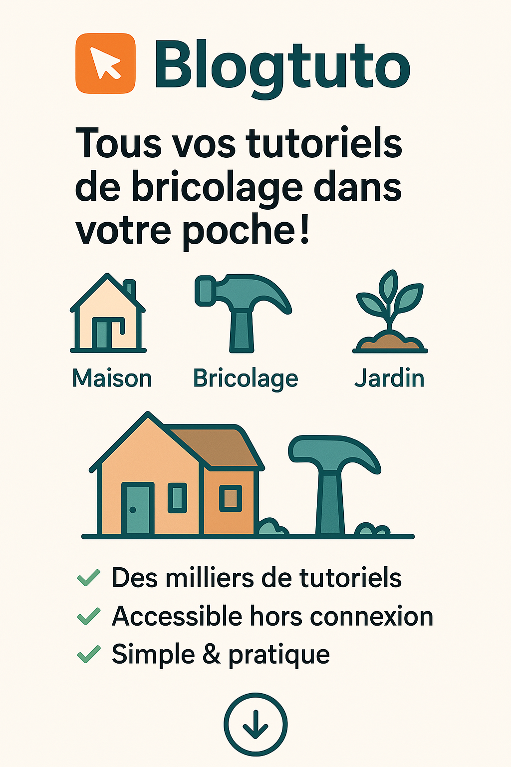 Blogtuto App - Écran catégories